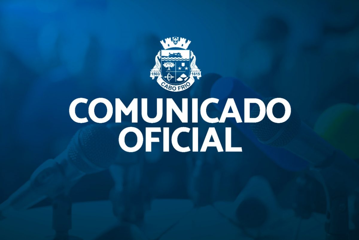 Comunicado Oficial Prefeitura Municipal De Cabo Frio 