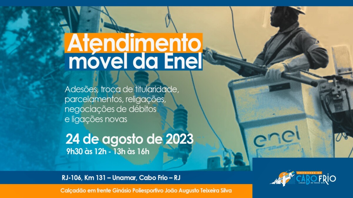 Tamoios recebe atendimento móvel da Enel na próxima quinta (24
